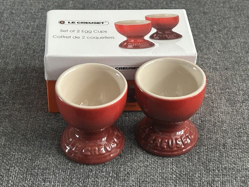 Set tazze uovo gres rosso - set,