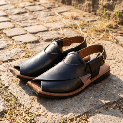 Chappal sandalo uomo pelle - chappal/sandalo, di