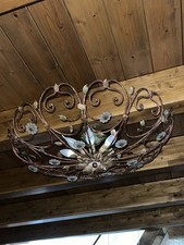 Lampadario Vintage in Ferro