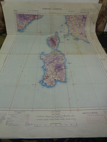 Ww2 british map - ww2, "firenze