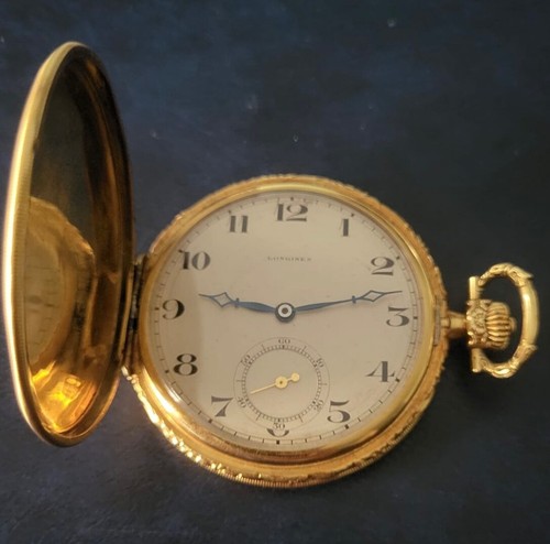 Pocket watch longines gold - gold, 18
