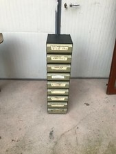 CASSETTI IMPILABILI 17 PEZZI IN MATERIALO PLASTICO ANNI 70/80