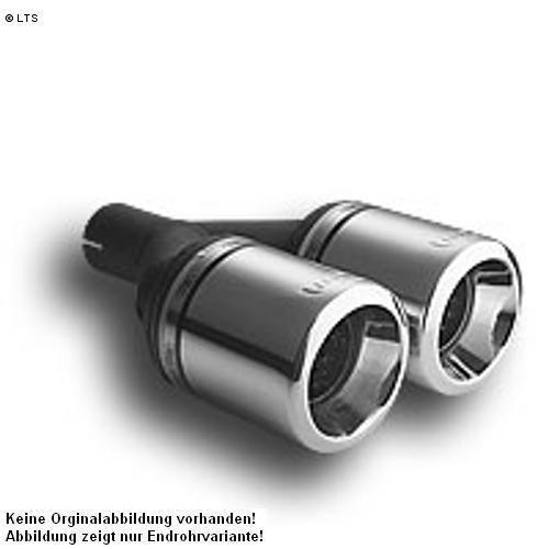 Ulter sportauspuff 2x100mm per - sportauspuff,