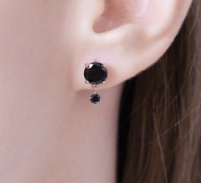 Orecchini asimmetrici doppi