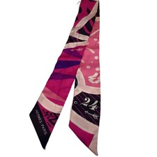 Sciarpa di seta HERMES rosa