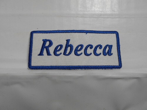 Rebecca nuova toppa - rebecca, ricamata