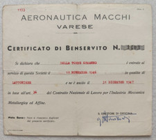 AVIAZIONE AREONAUTICA MACCHI