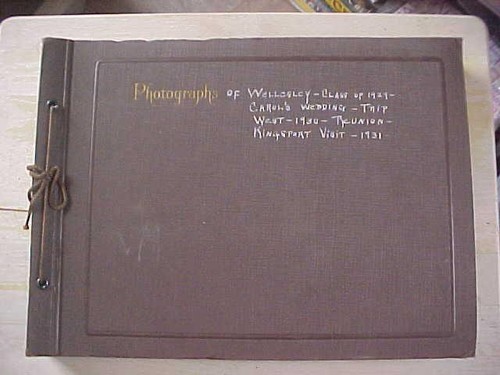 Album fotografico vintage 1929