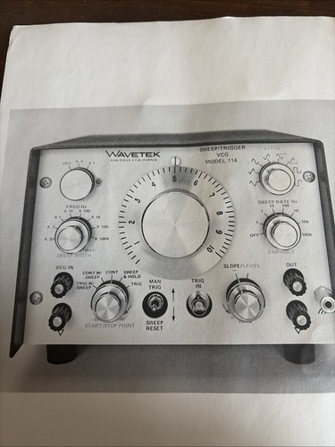 Wavetek modello 114 - wavetek,