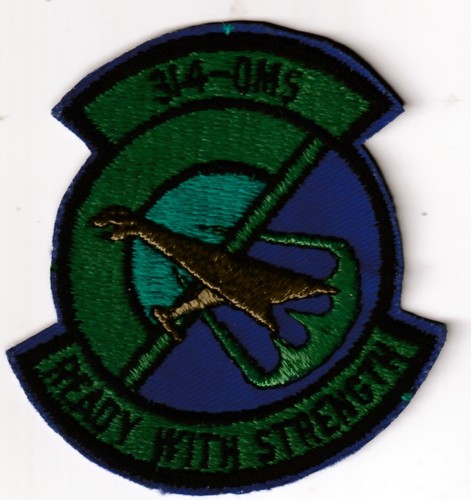 Patch usaf air force 314 - patch,