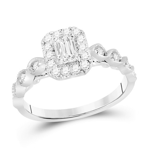 1ct white emerald cut - 1ct,