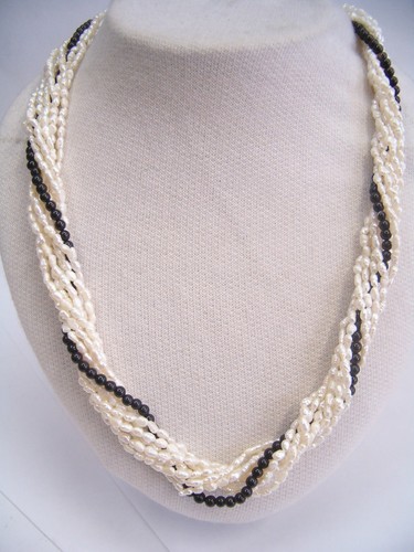 Collana torchon con perle - torchon,