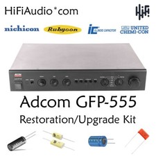 Adcom GFP-555 restauro recap service kit riparazione filtro condensatore ricostruzione