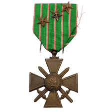 3.23/11/25 (REF31329) medaglia militare croce di guerra 14/18 prima guerra...