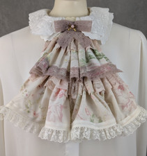 Jabot doppio arruffato fatto a