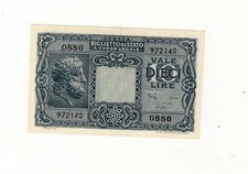 DIECI LIRE "TESTA DI GIOVE"