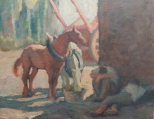 Dipinto olio su tavoletta M