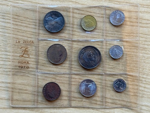 Monete lira italia 1970 - 1970, la