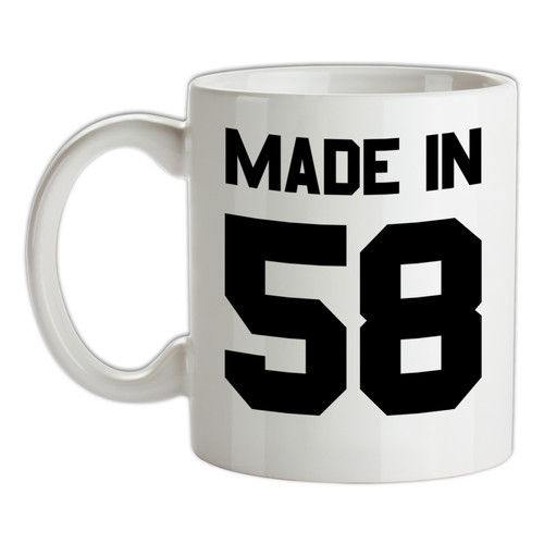 Made mug 61st - in, '58