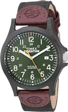 Orologio Timex Uomo Expedition TWF3C8430 20mm Cinturino Vera Pelle e Tessuto "NUOVO"