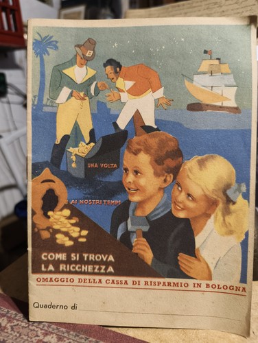 Quaderno vintage quadretti - quaderno, a