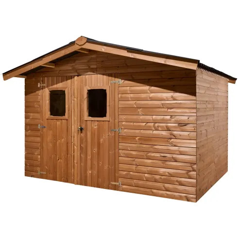 Casetta 3x2 legno trattato - in,