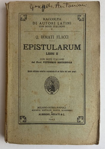 Epistularum libri ii - epistularum.,