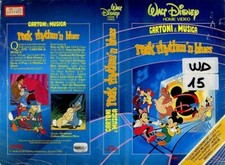 CARTONI & MUSICA ROCK RHYTHM'N BLUE 1° EDIZIONE VHS ORIGINALE WALT DISNEY OTTIMA