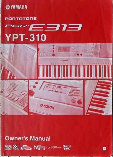 Yamaha psr e313 - yamaha, ypt-310