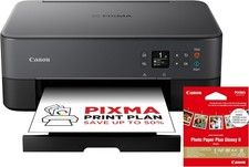 Canon PIXMA TS5350i colore wireless 3 in uno inkjet nero con carta fotografica 