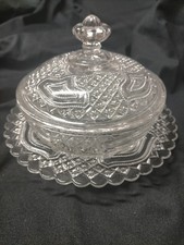 ANTICHISSIMA ZUCCHERIERA O FORMAGGIERA FINE 800 PRIMI 900 IN VETRO ARTISTICO 