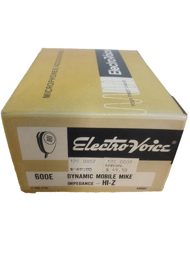 Electro voice 600e microfono - voice,