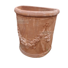 Vaso a Parete Semicircolare in