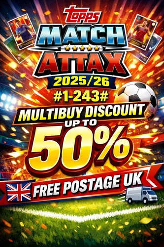 Topps match attax 2025 - attax, 2025/26