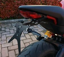 Portatarga Regolabile Ducati Monster 797 821 1200 1200S Supersport + Luce targa