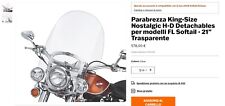Parabrezza King-Size Nostalgic H-D Detachables per modelli FL Softail - 21” 