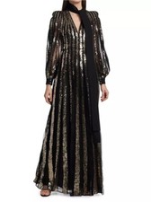$9600 Elie Saab Metallic