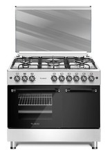 CUCINA 90X60 LAR.EL FORNO A GAS VENTILATO CON PORTABOMBOLA