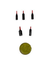 Set 5 Mini Bottiglie Cm 1,5 - Minuterie per Presepe