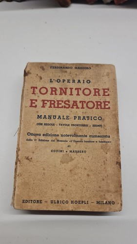 Hoepli operaio tornitore e - -,