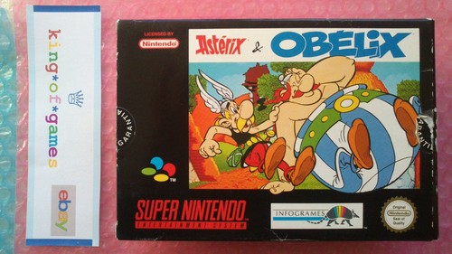Asterix obelix pal snes - asterix, &