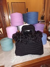 Borsa in fettuccia da realizzare nelle colorazioni che si preferisce