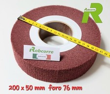 Spazzola Abrasiva per Lucidatura Ferri da Stiro  Acciaio Alluminio 200 X 50 F 76