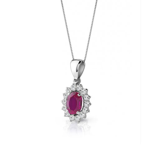 Collana oro bianco 750 - oro, 750‰