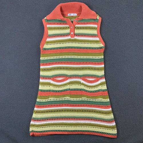 Abito zara maglia uncinetto - zara,