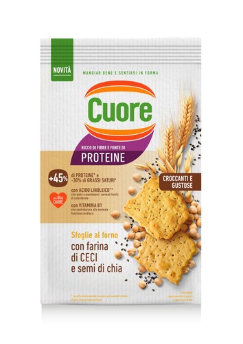 Cuore sfoglie ceci croccanti - cuore,