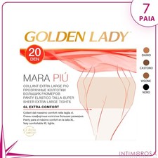 Collant calibrato XXL golden lady mara più 7 paia
