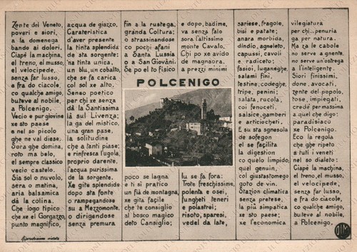 Polcenigo vedutina poesia - polcenigo,