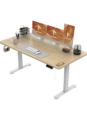 Scrivania Gaming JUMMICO 120 x 60 cm elettrica regolabile per Gaming