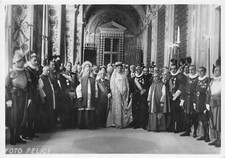D2056) FOTO FELICE VATICANO SAVOIA VITTORIOE ELENA PAPA PIO XI GUARDIA SVIZZERA
